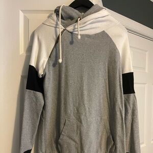 Women’s Gray and White Hoodie